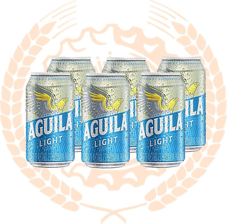 Cerveza Aguila Light Lata 330ml sixpack